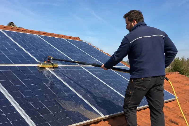 Nettoyage et entretien de panneaux solaires à Berlou