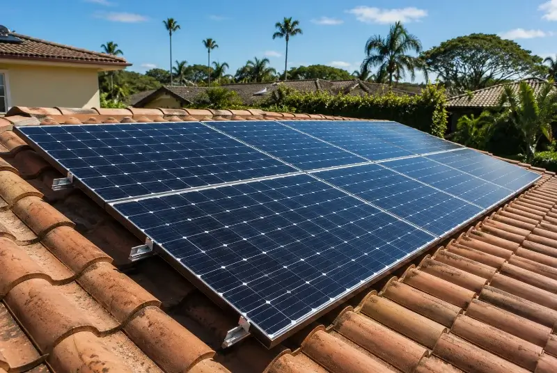 Installation de panneaux solaires à Berlou